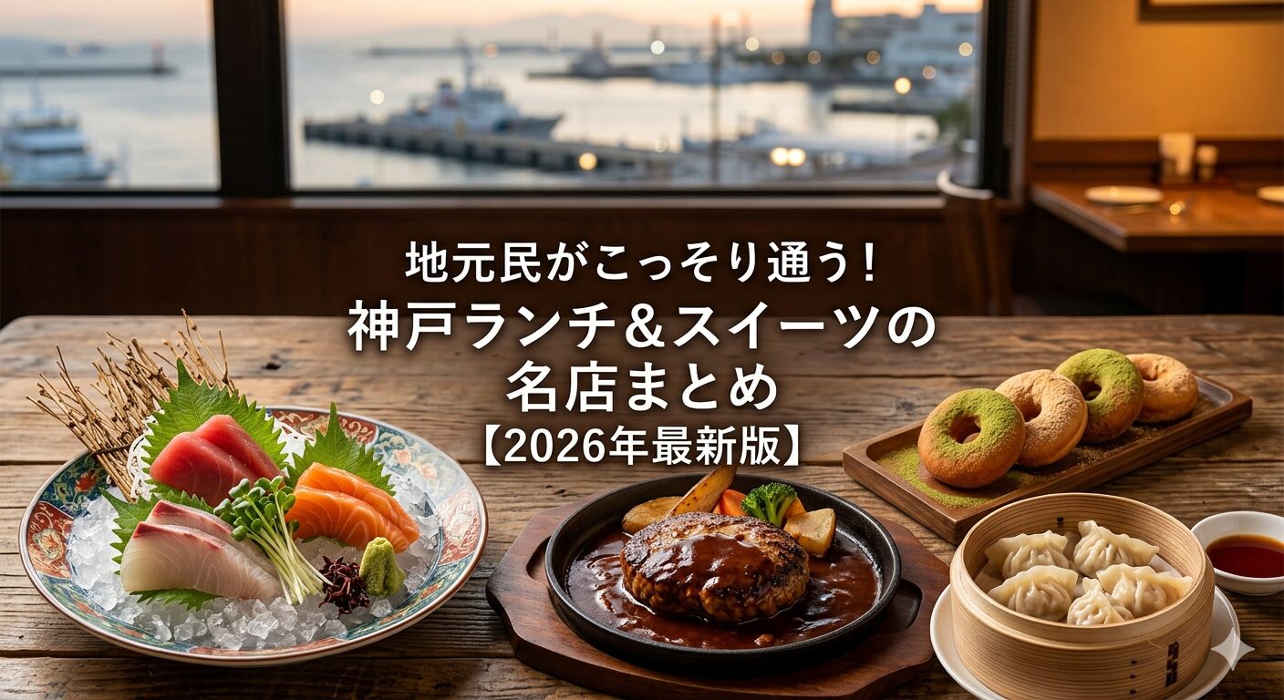 神戸の地元グルメ名店まとめ2026 – ランチとスイーツの人気店