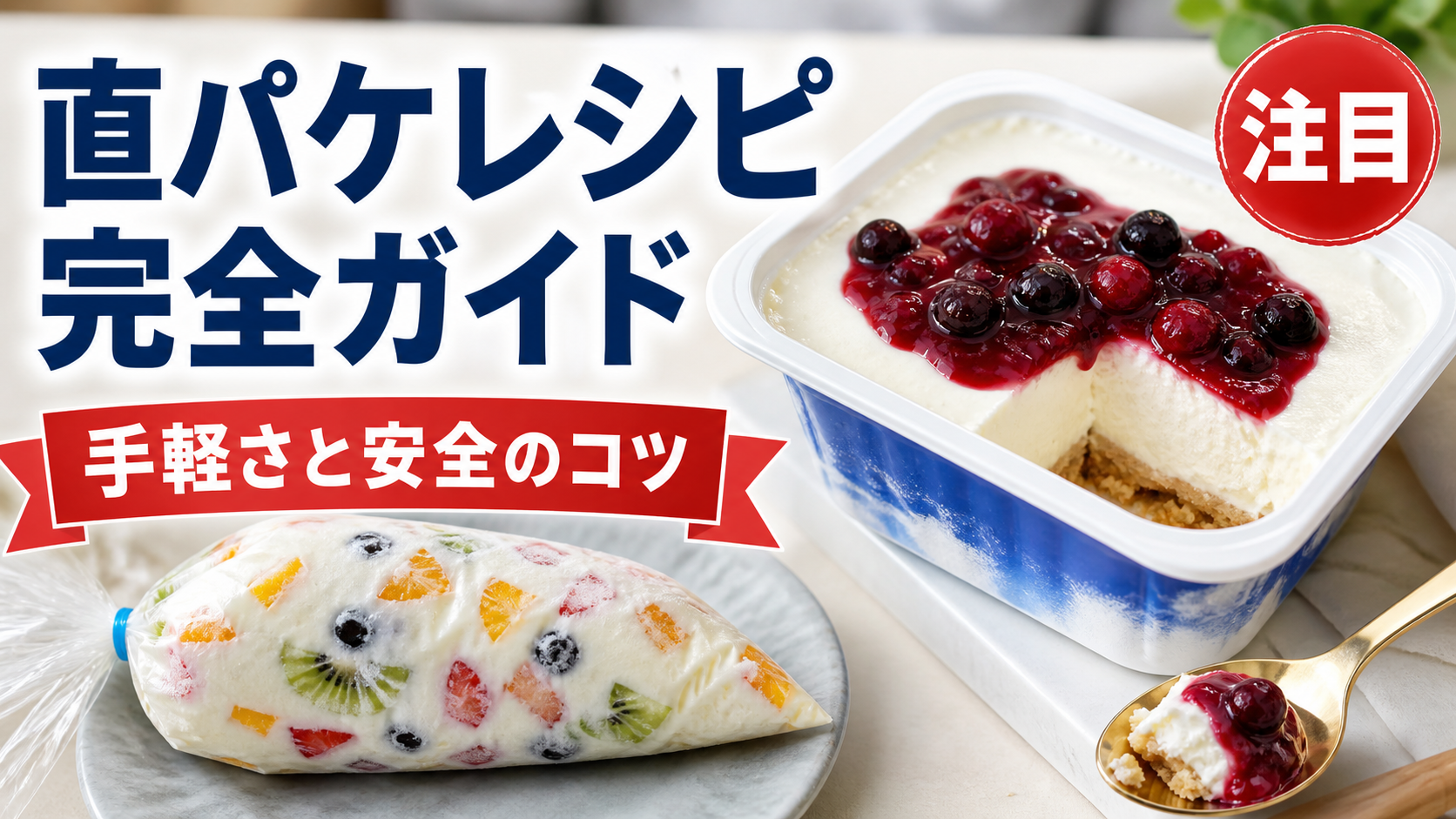 直パケレシピの作り方と注意点を紹介するアイキャッチ